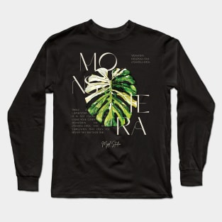 MONSTERA DELICIOSA THAI CONSTELLATION TSHIRT Long Sleeve T-Shirt